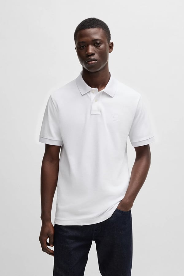 ΜΠΛΟΥΖΑ POLO BOSS - 100 ΛΕΥΚΟ